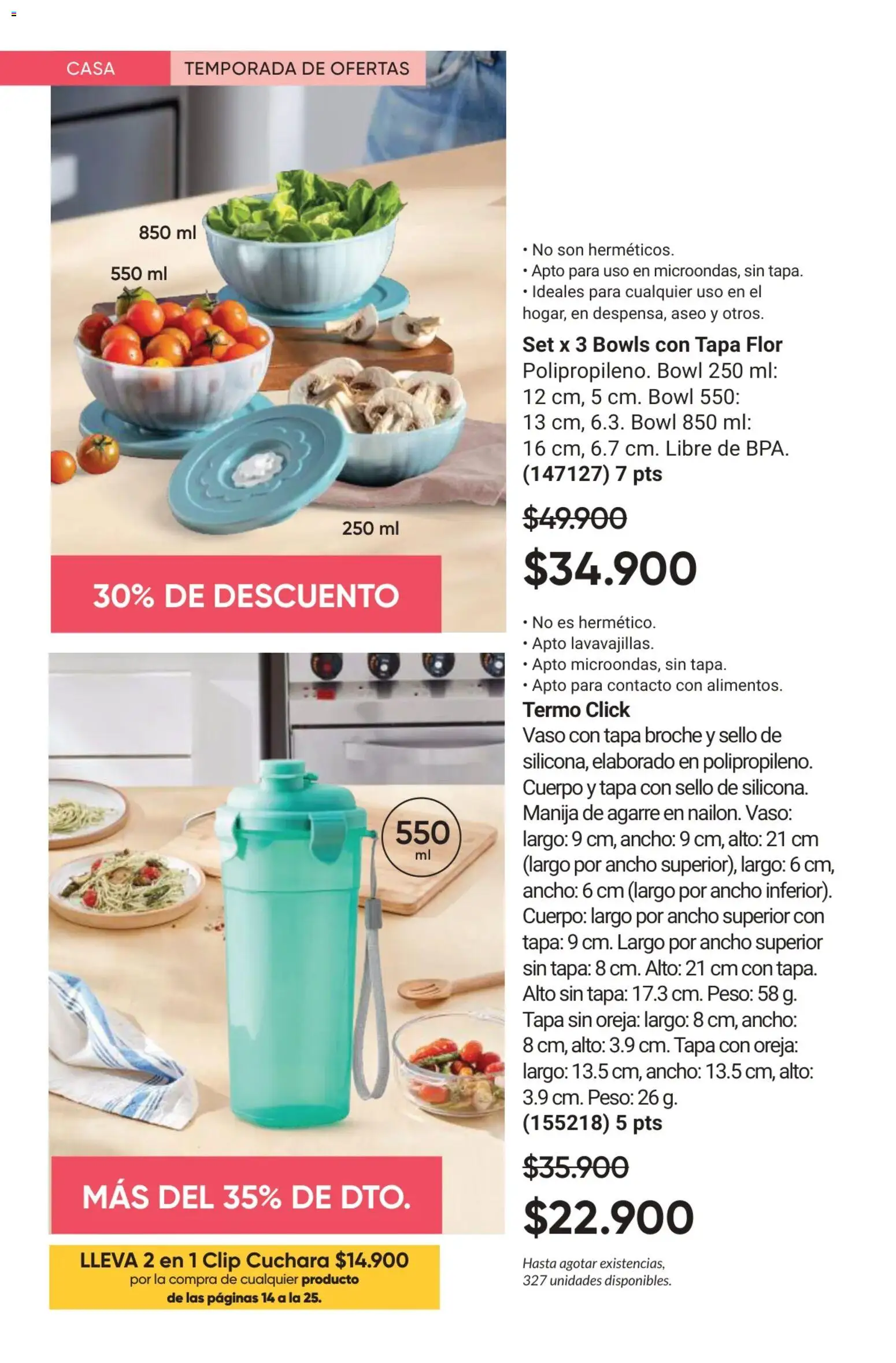 Avon revista - valida desde el 01.02.2026 | Página: 18 | Productos: Peso, Termo, Cuchara