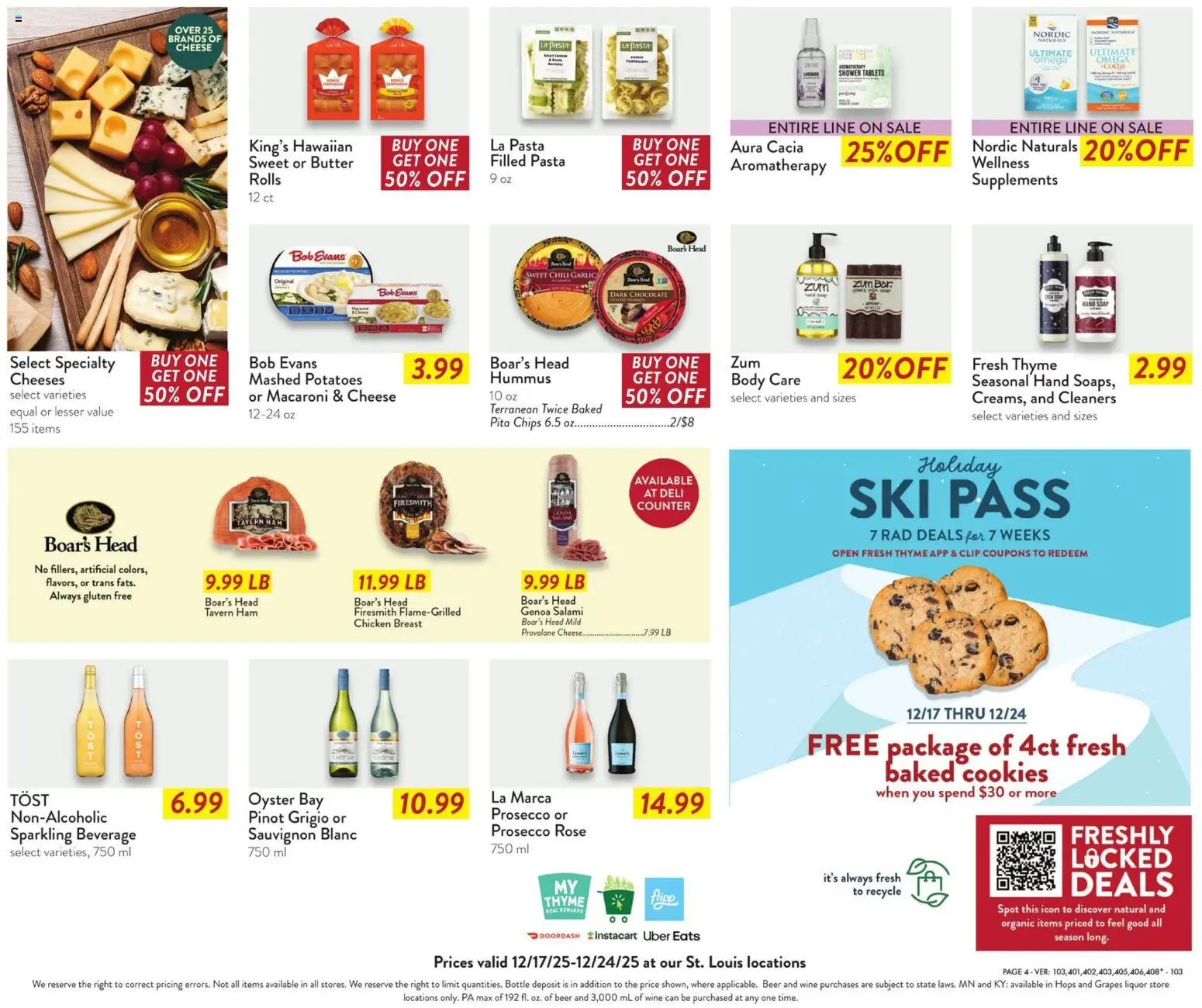 Fresh Thyme Weekly Ad - MO - valid from 17.12.2025 | Page: 8 | Products: Clip, Cheese, Soap, Potatoes