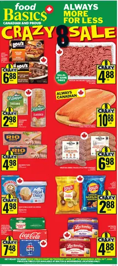 Preview of Food Basics weekly flyer - Woodbridge from shop Food Basics valid from 23.04.2026