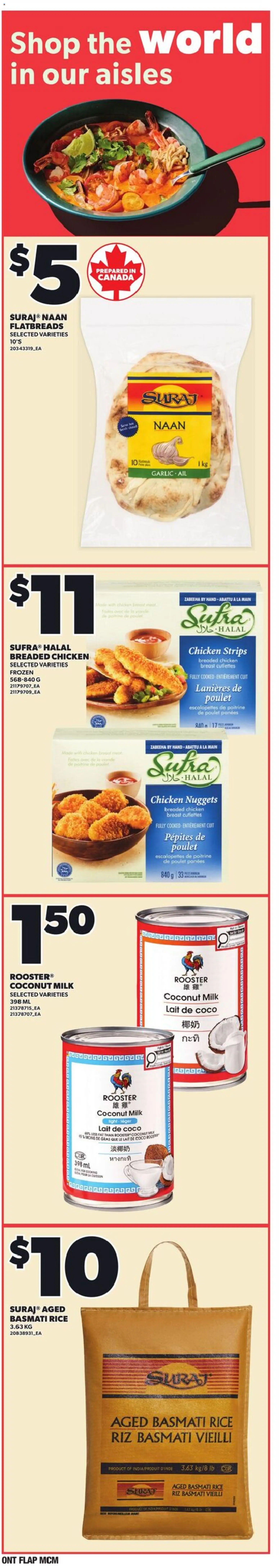 Loblaws flyer valid from 19.03.2026 | Page: 18 | Products: Rice, Milk, Chicken