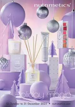 Preview of Nutrimetics Catalogue Holiday magic - valid from 12.10.2025