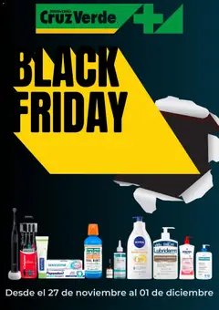 Cruz Verde - Black Friday válido desde el 27.11.2025