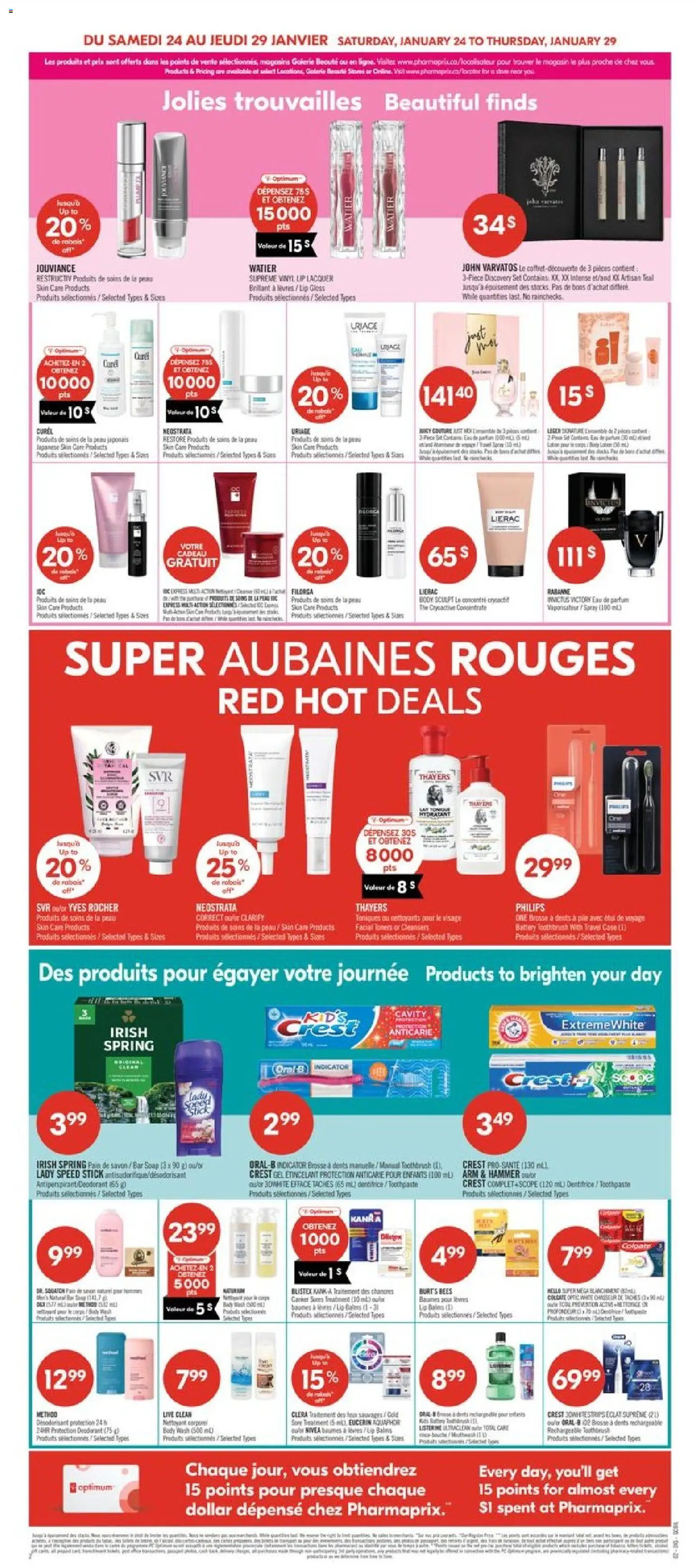 Pharmaprix flyer valid from 23.01.2026 | Page: 9 | Products: Toner, Electric toothbrush, Lip gloss, Body wash