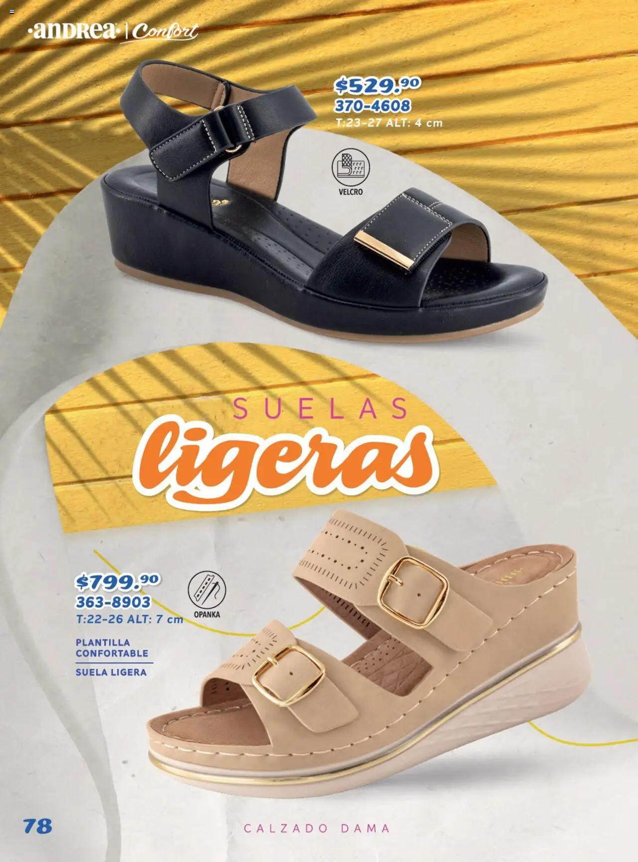 Nuevas ofertas de Andrea válidas en toda la República Mexicana desde el 27.04.2025. ¡Encuentra las mejores ofertas en Andrea catálogo Avence de Verano! | Página: 78