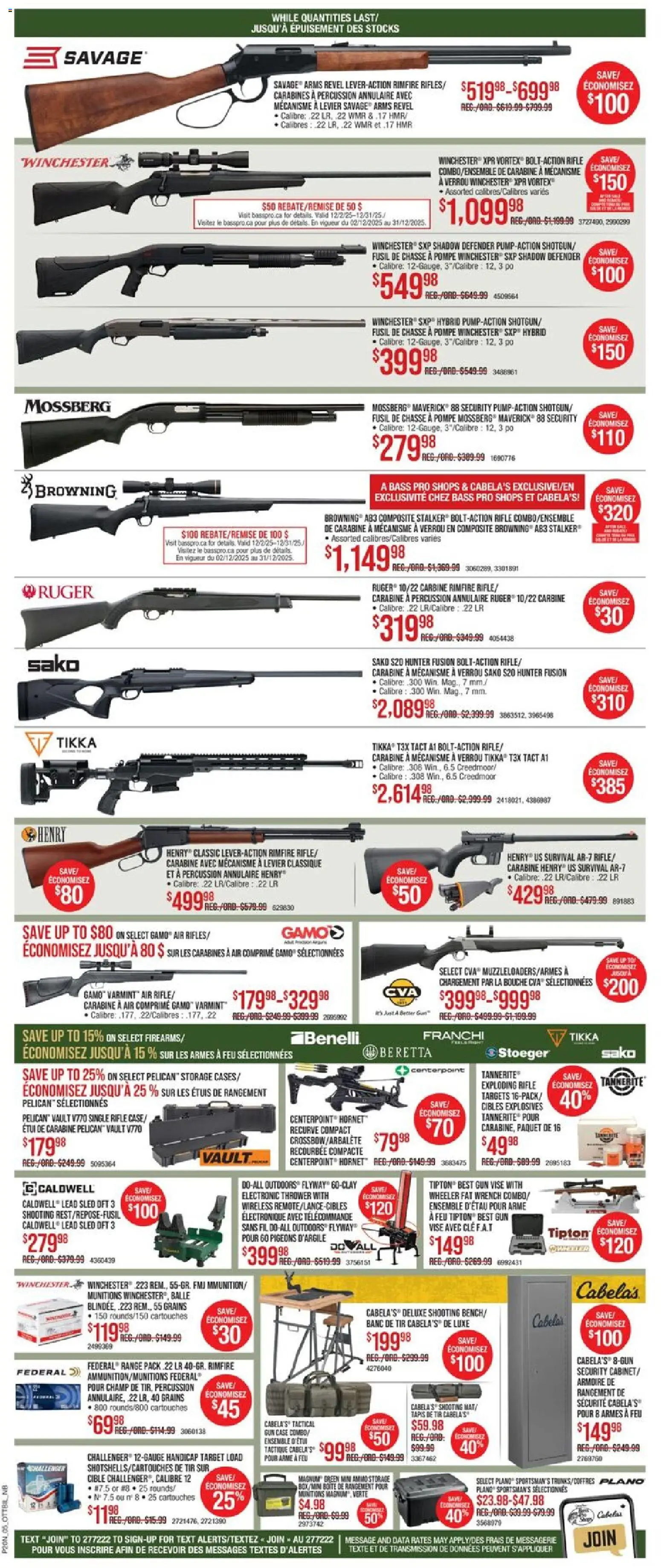 Cabelas flyer valid from 26.12.2025 | Page: 7 | Products: Case, Box