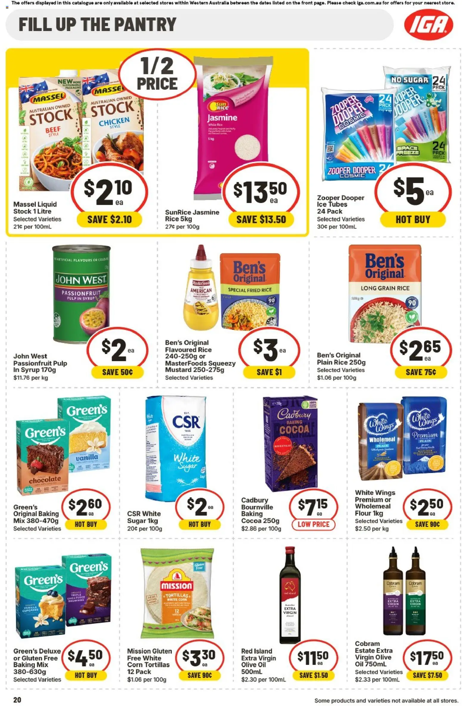 IGA catalogue - valid from 24.12.2025 | Page: 23 | Products: Flour, Chocolate, Mustard, Sustainable