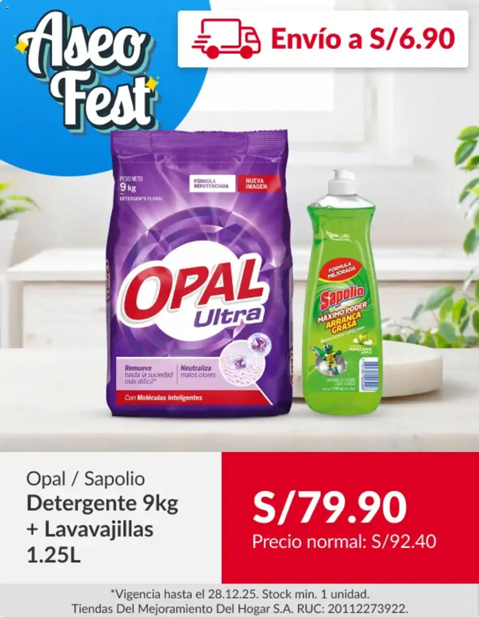 Catálogo Sodimac válido desde 22.12.2025 | Página: 5 | Productos: Detergente, Lavavajillas, Peso