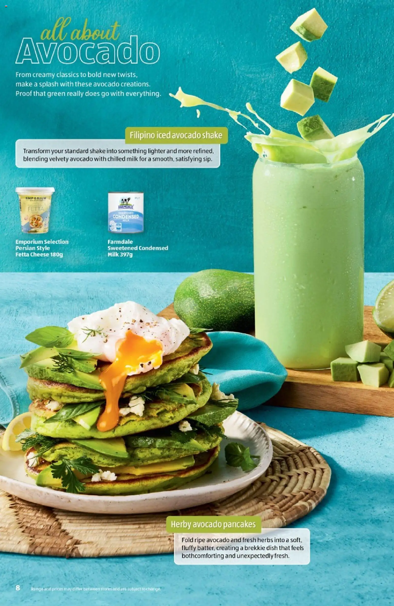 Aldi catalogue - valid from 04.03.2026 | Page: 8 | Products: Milk, Cheese, Avocado