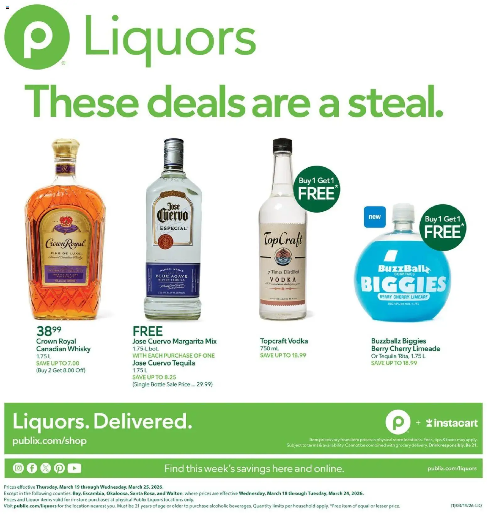 Publix Liquor - valid from 19.03.2026 | Page: 1