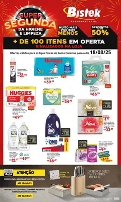 Bistek Supermercados - Ofertas Super Segunda - Pré-Visualização do folheto da loja Bistek Supermercados, válido de 18.08.2025
