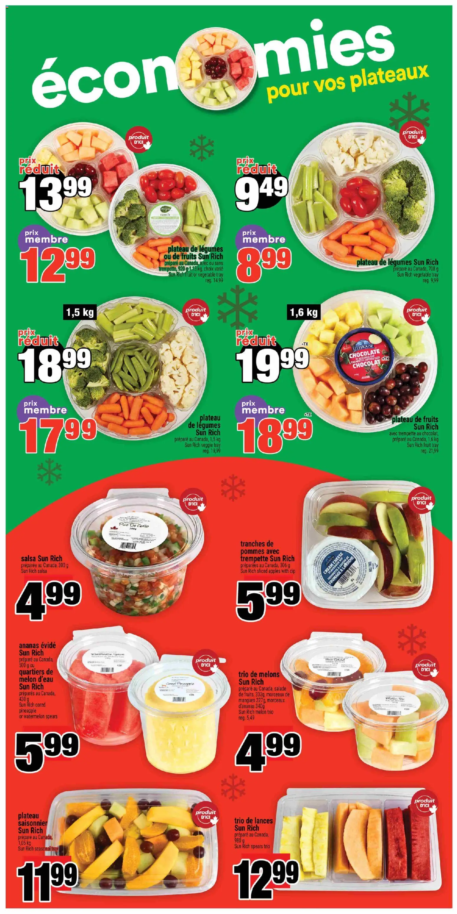 Super C flyer valid from 11.12.2025 | Page: 3 | Products: Cream, Cheese, Chocolate, Apples