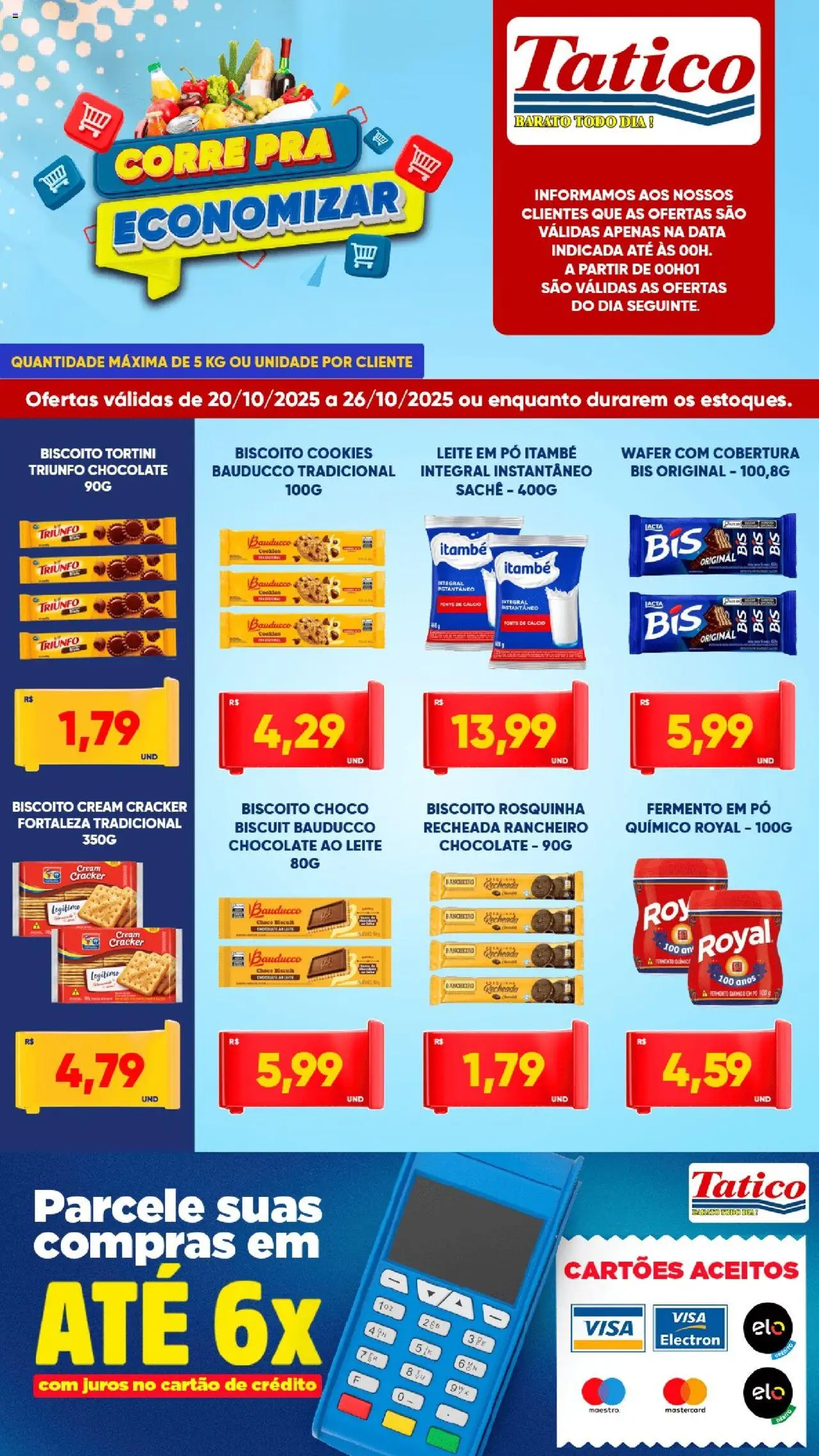 Tatico Folheto - válido de 20.10.2025 | Página: 4 | Produtos: Pó, Chocolate, Cookies, Leite em pó