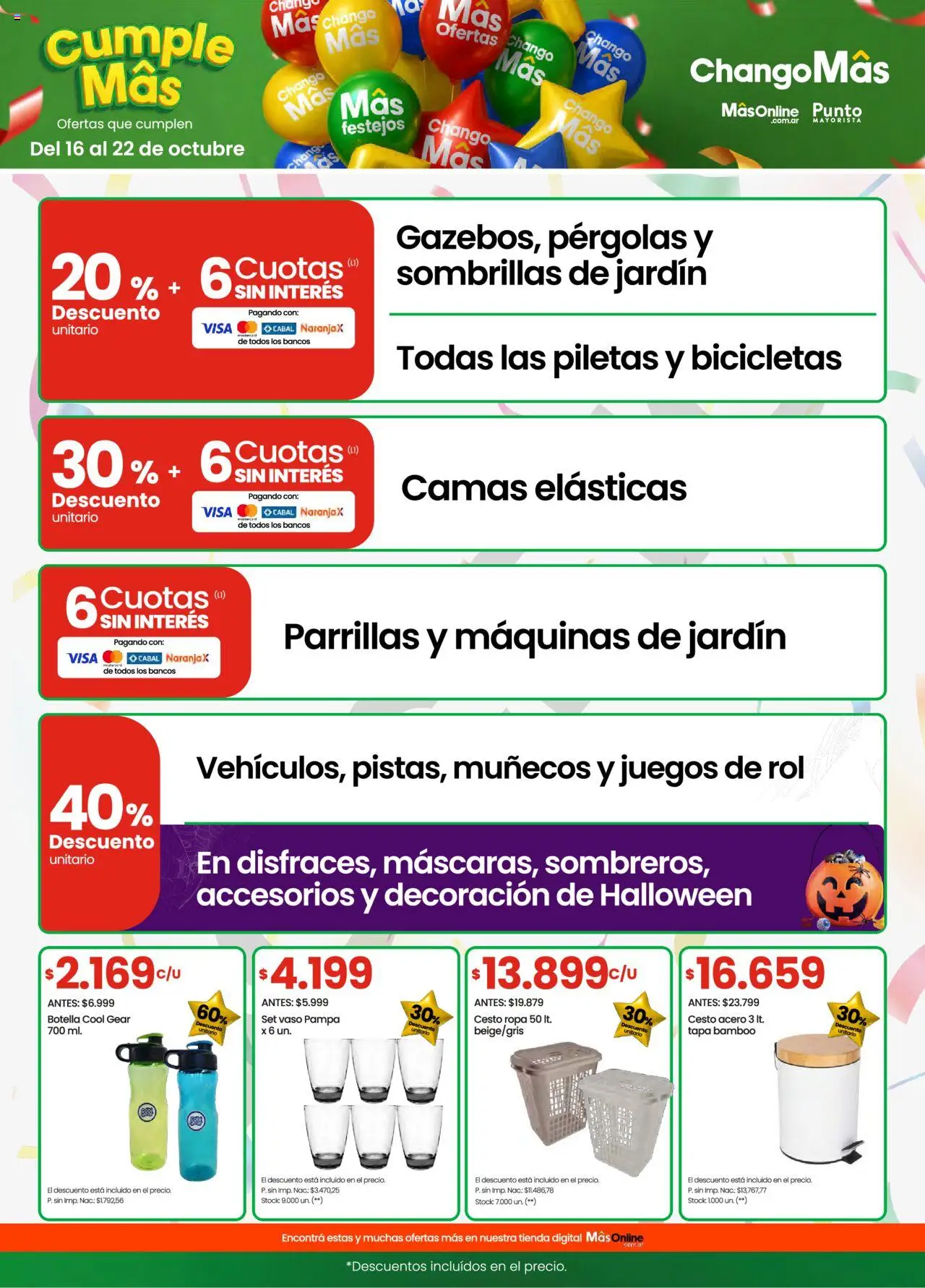 Punto Mayorista catálogo │ válido desde el 16.10.2025 | Página: 11 | Productos: Botella, Cesto ropa, Ropa
