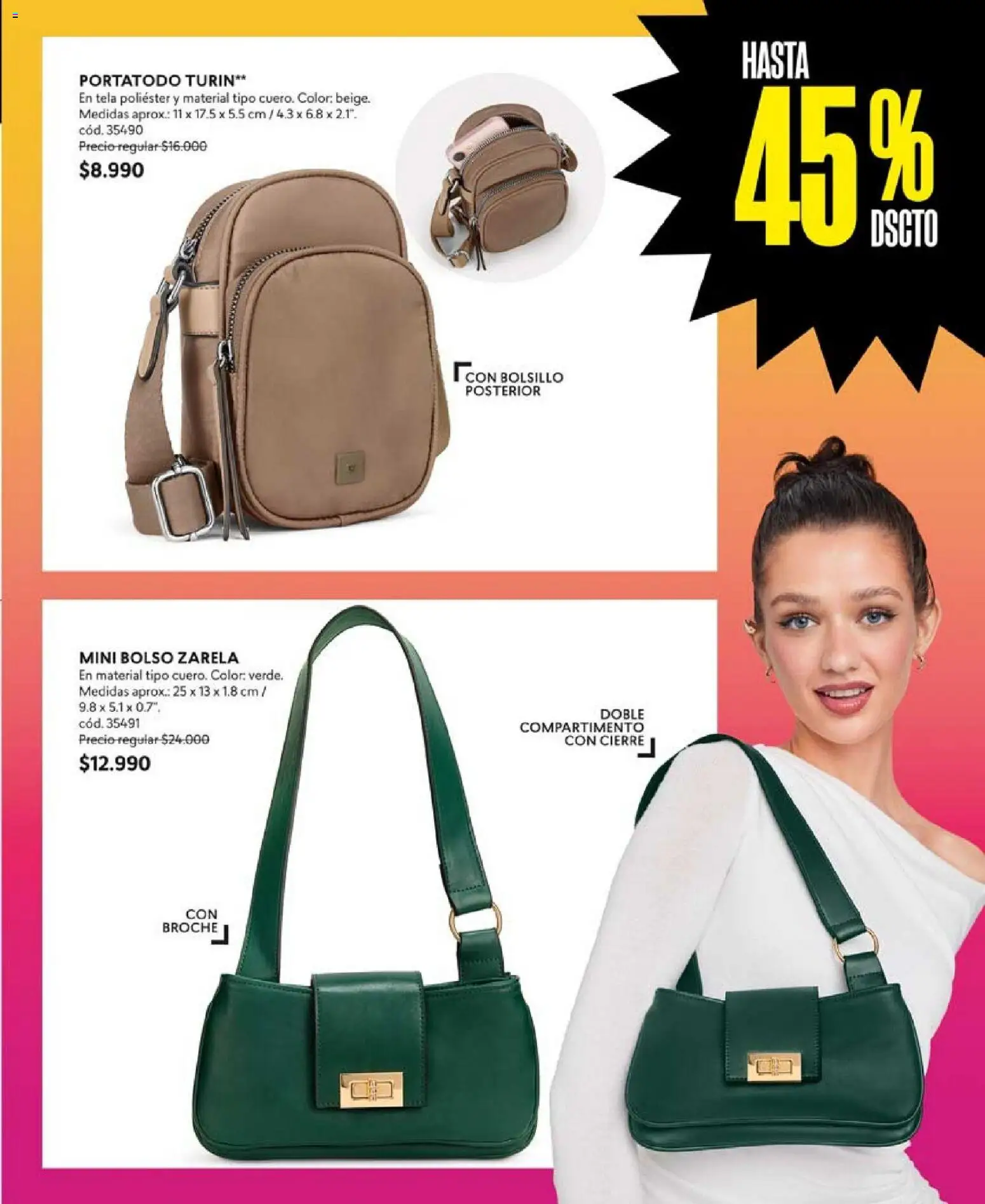 Catálogo CyZone Campaña 3 │ válido desde el 01.02.2026 | Página: 65 | Productos: Broche, Bolso