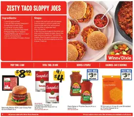 Preview of Winn Dixie weekly ads valid from 25.03.2026 | Page: 4 | Products: Skillet, Cheese, Beef, Salt