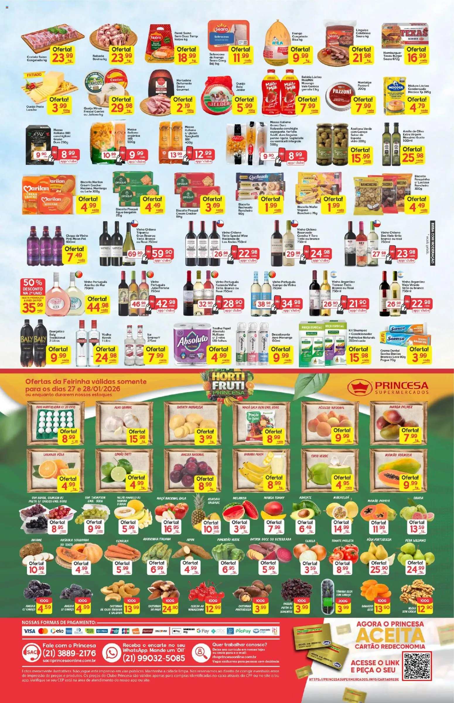 Princesa Folheto - válido de 26.01.2026 | Página: 2 | Produtos: Desodorante, Nozes, Bebida, Batata