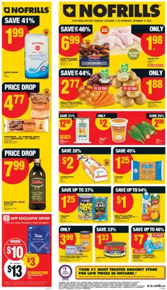 Preview of No Frills weekly flyer / circulaire from shop No Frills valid from 11.09.2025