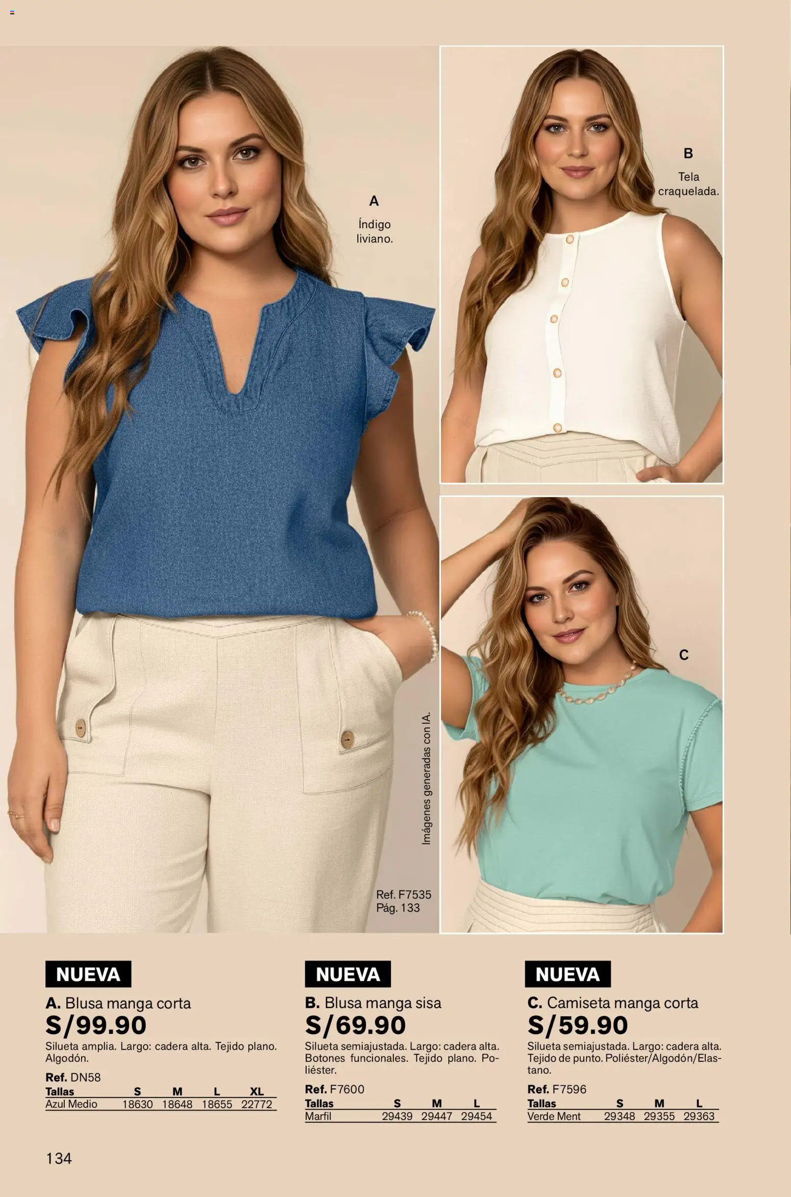 Catálogo Leonisa válido desde 24.02.2026 | Página: 134 | Productos: Blusa