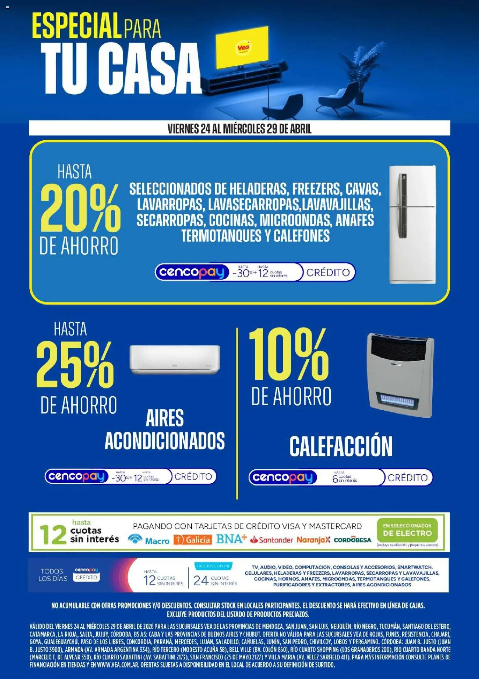 Vea - Ofertas especial para tu casa │ válido desde el 24.04.2026 | Página: 1