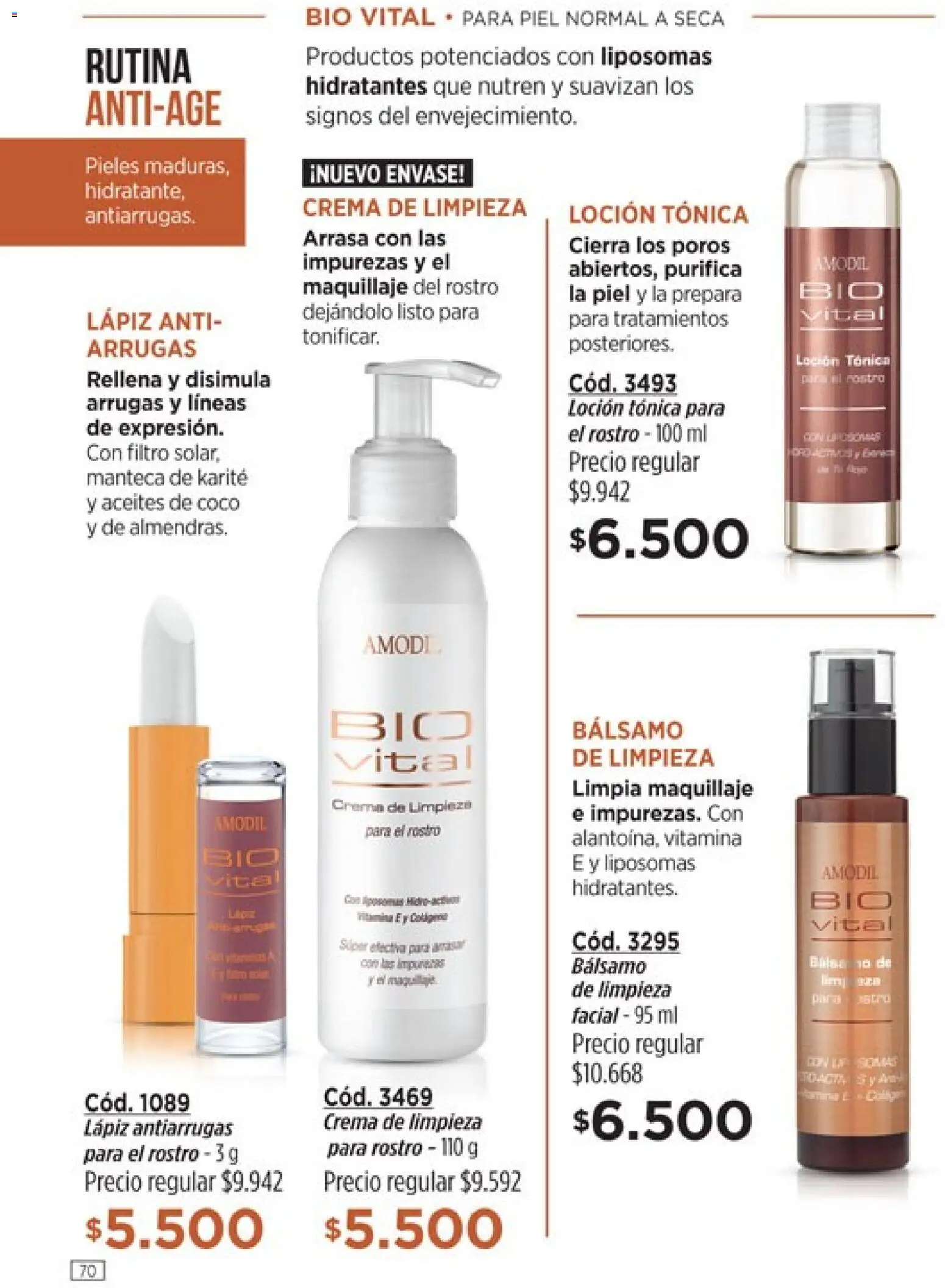 Catálogo Amodil Campaña 3 │ válido desde el 01.03.2026 | Página: 70 | Productos: Maquillaje, Crema de limpieza, Bálsamo, Crema