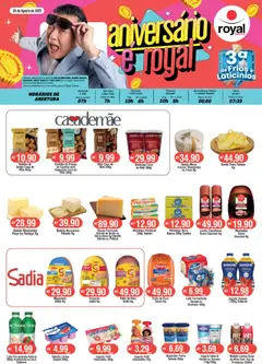 Royal Supermercados - Ofertas Frios e Laticinios - Pré-Visualização do folheto da loja Royal Supermercados, válido de 26.08.2025