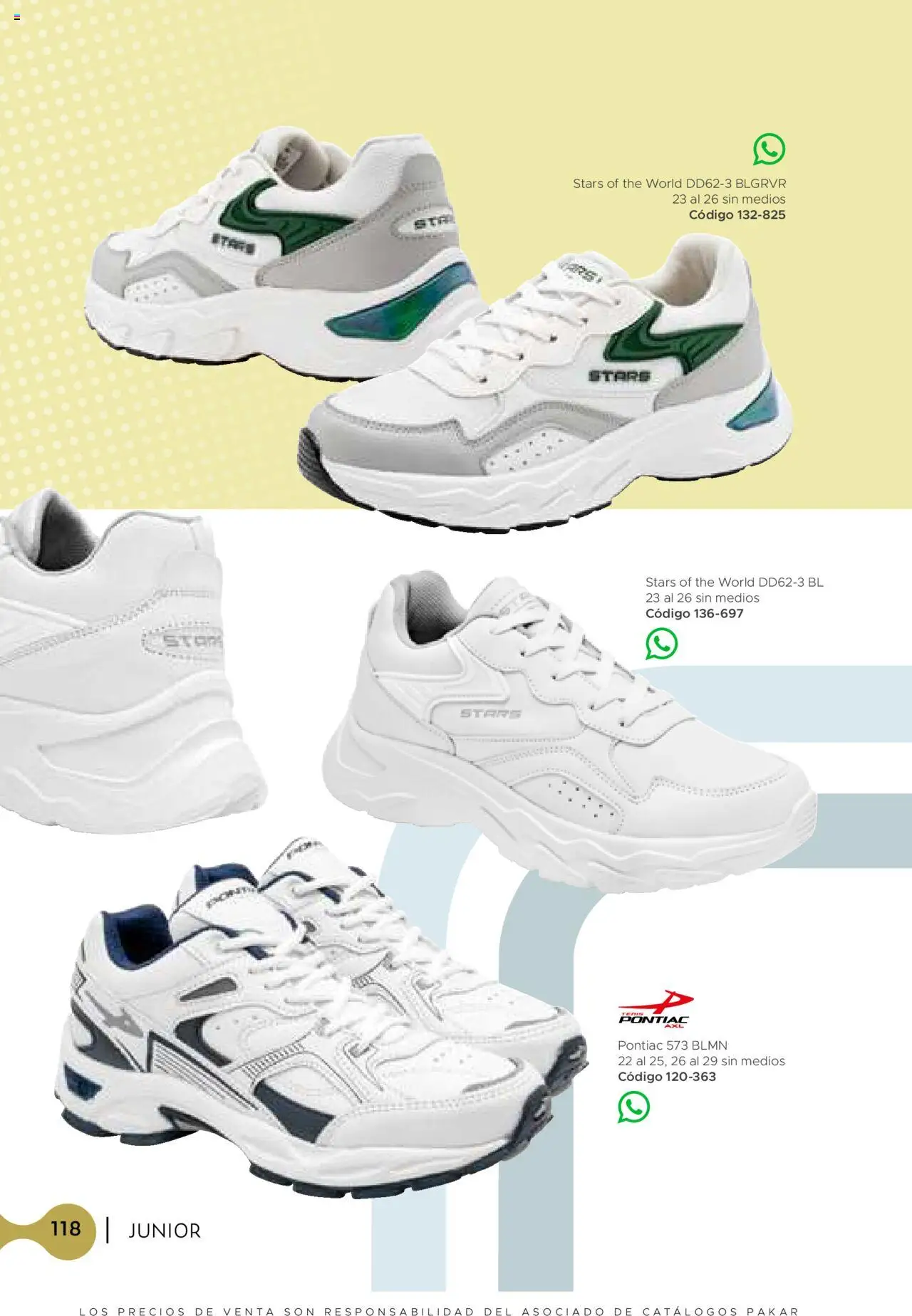 Nuevas ofertas de SC Pakar válidas en toda la República Mexicana desde el 24.07.2025. ¡Encuentra las mejores ofertas en SC Pakar - Catálogo Junior otoño / invierno! | Página: 118