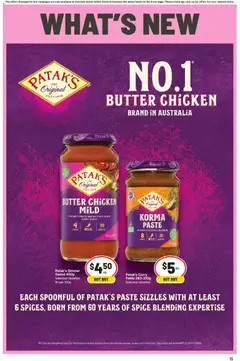 Preview of IGA  Catalogue  - valid from 07.01.2026 | Page: 18 | Products: Curry, Butter, Chicken, Spices