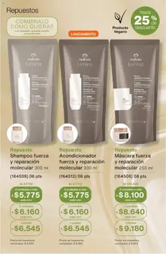 Catálogo Natura Ciclo 13 │ válido desde el 11.09.2025 | Página: 45 | Productos: Mascarilla, Máscara, Shampoo, Acondicionador
