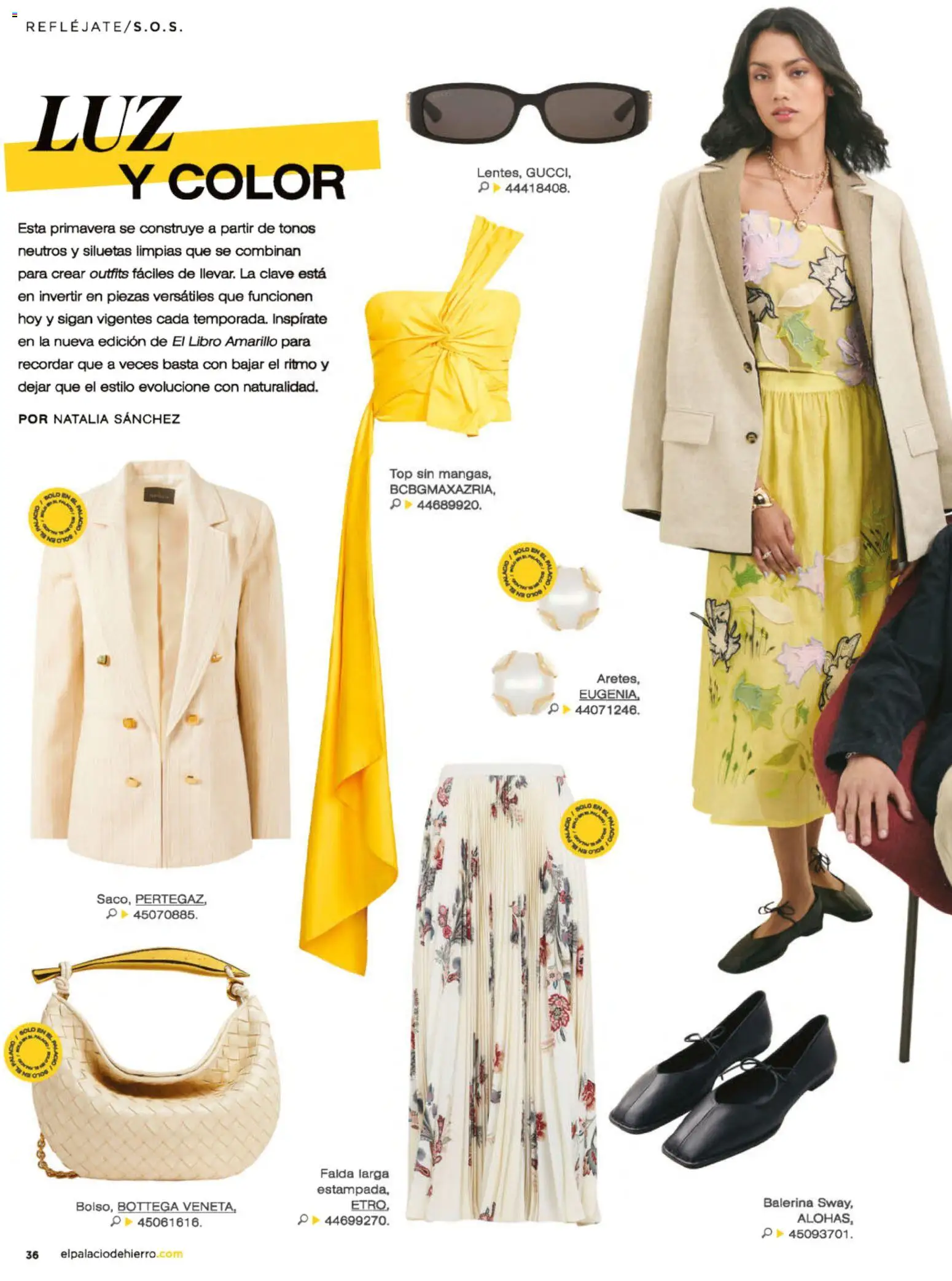 Nuevas ofertas de Palacio De Hierro válidas en toda la República Mexicana desde el 01.03.2026. ¡Encuentra las mejores ofertas en Palacio De Hierro catálogo! | Página: 38 | Productos: Top, Falda