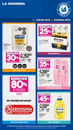 Vista previa La Anonima Insuperables válido desde el 18.12.2025