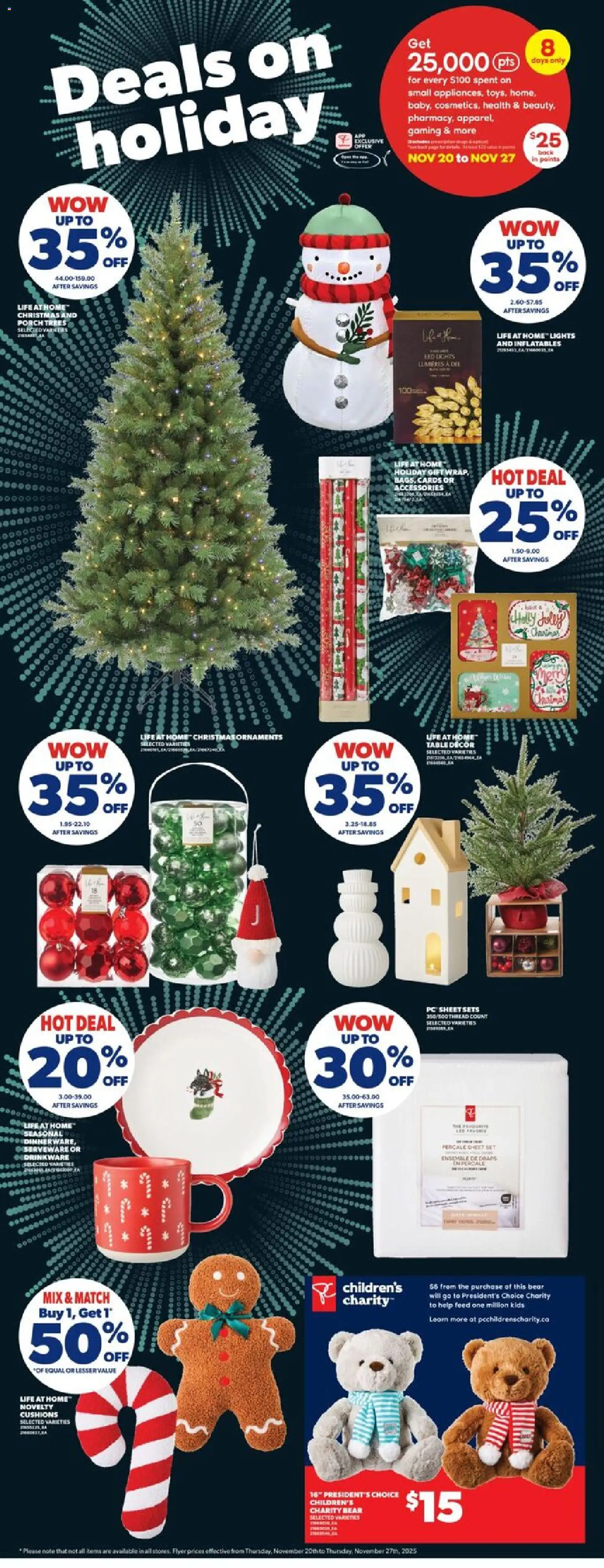 Real Canadian Superstore flyer valid from 20.11.2025 | Page: 39 | Products: Table