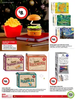 Preview of Coles BestBuys - Kris Kringle gifts - valid from 05.12.2025 | Page: 4 | Products: Table, Light, Recorder, Pencil