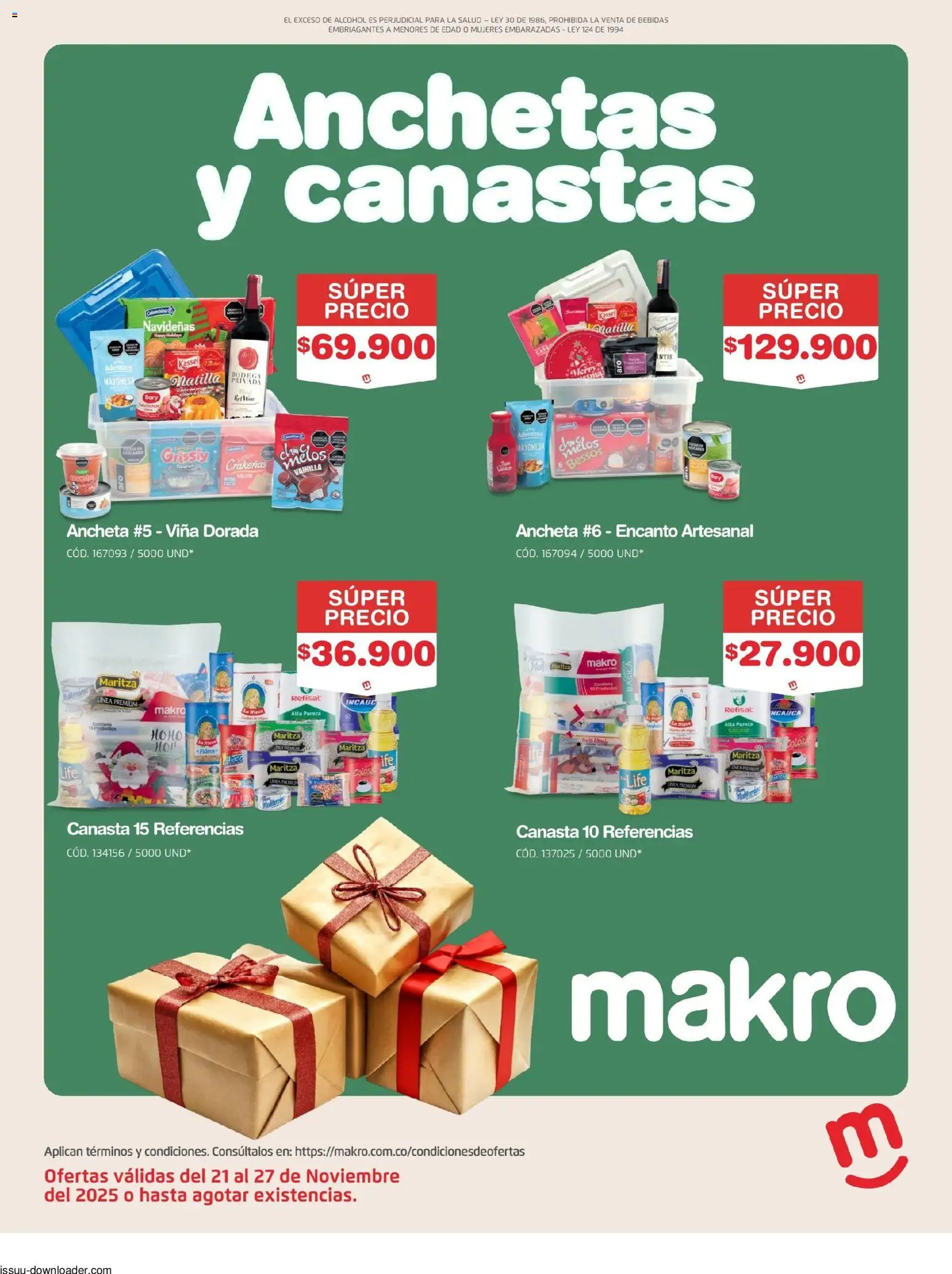 Makro revista - valida desde el 21.11.2025 | Página: 10 | Productos: Fideos, Mayonesa, Tintura