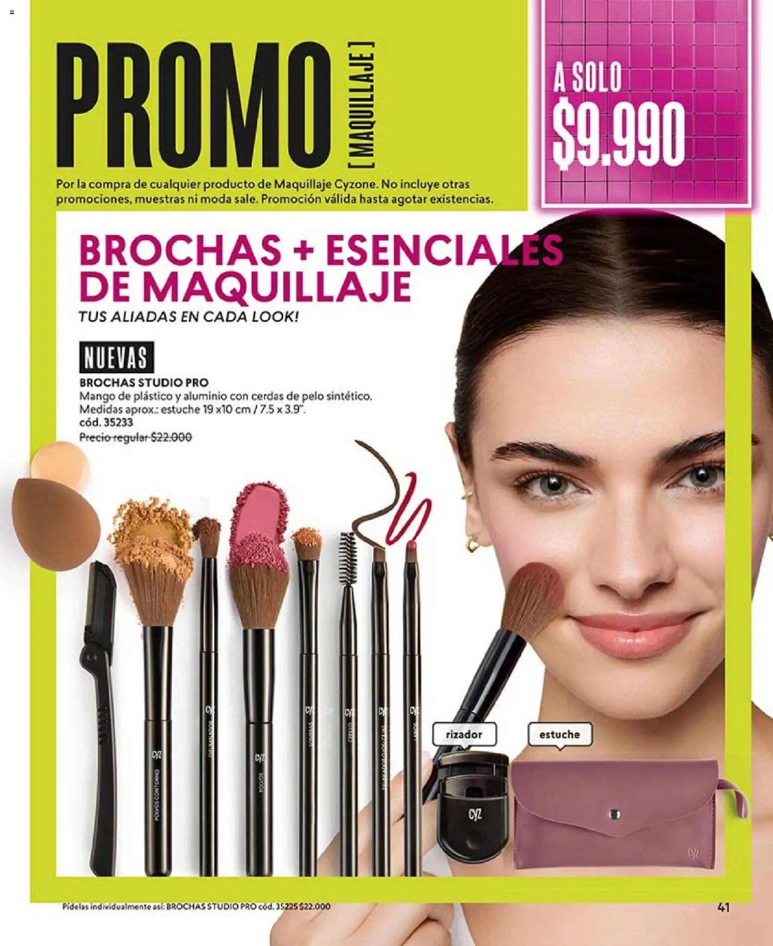 Catálogo CyZone Campaña 4 │ válido desde el 15.02.2026 | Página: 41 | Productos: Contorno, Estuche, Rizador, Maquillaje