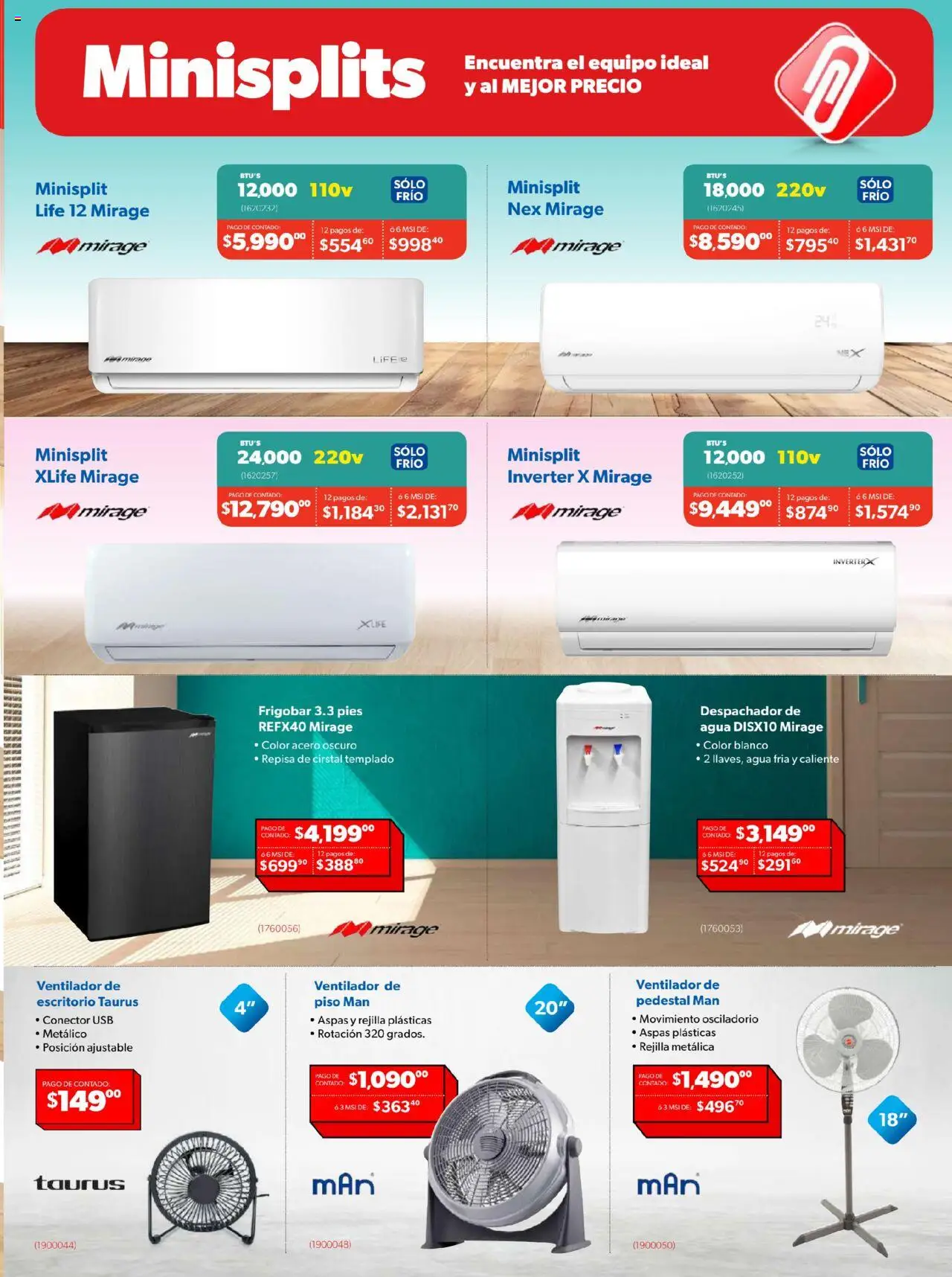 Nuevas ofertas de Ofix válidas en toda la República Mexicana desde el 15.07.2025. ¡Encuentra las mejores ofertas en Ofix catálogo! | Página: 7 | Productos: Ventilador, Repisa, Agua, Frigobar