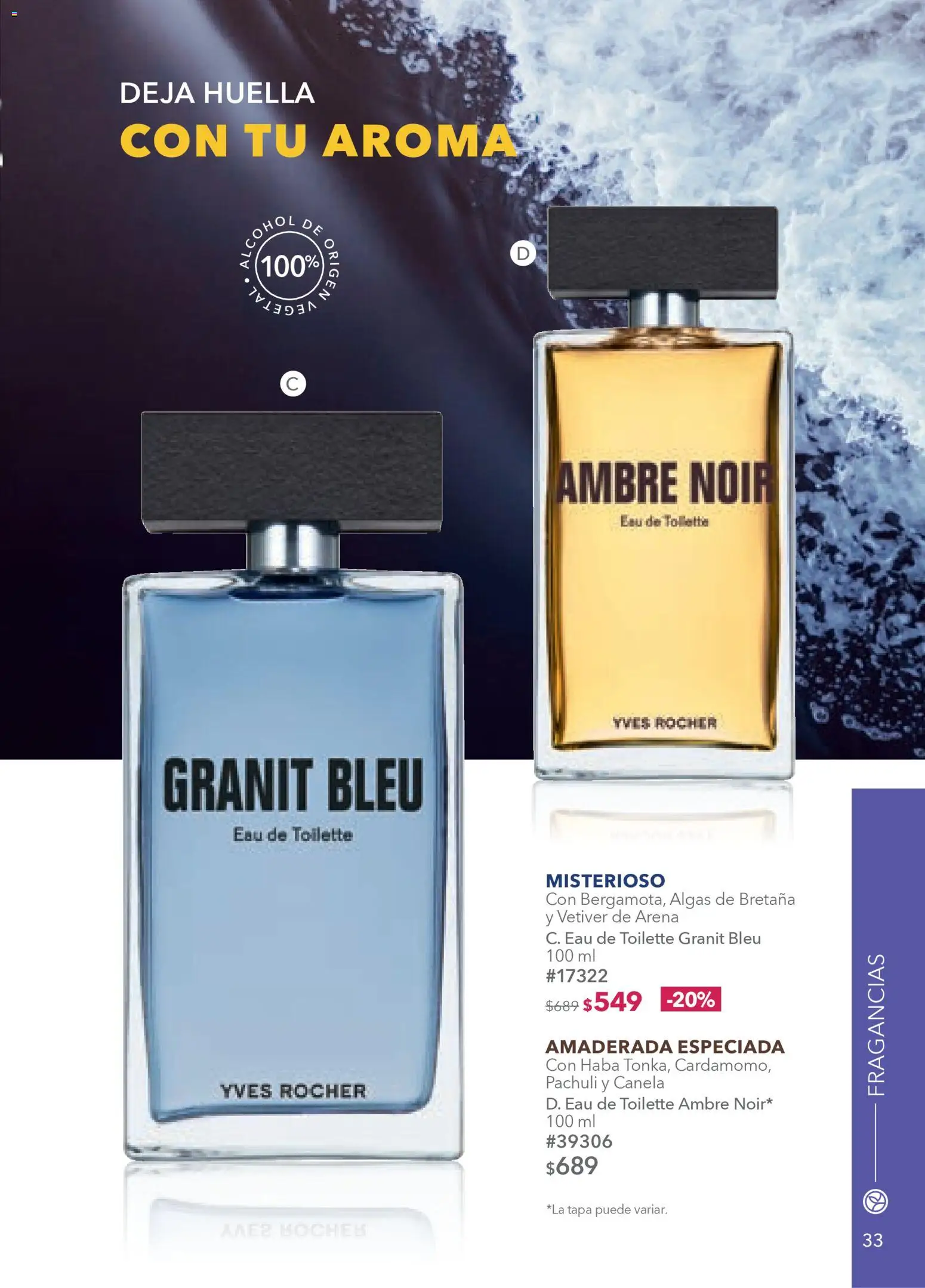 Nuevas ofertas de Yves Rocher válidas en toda la República Mexicana desde el 10.02.2026. ¡Encuentra las mejores ofertas en Yves Rocher campaña 3 2026! | Página: 33 | Productos: Eau de toilette