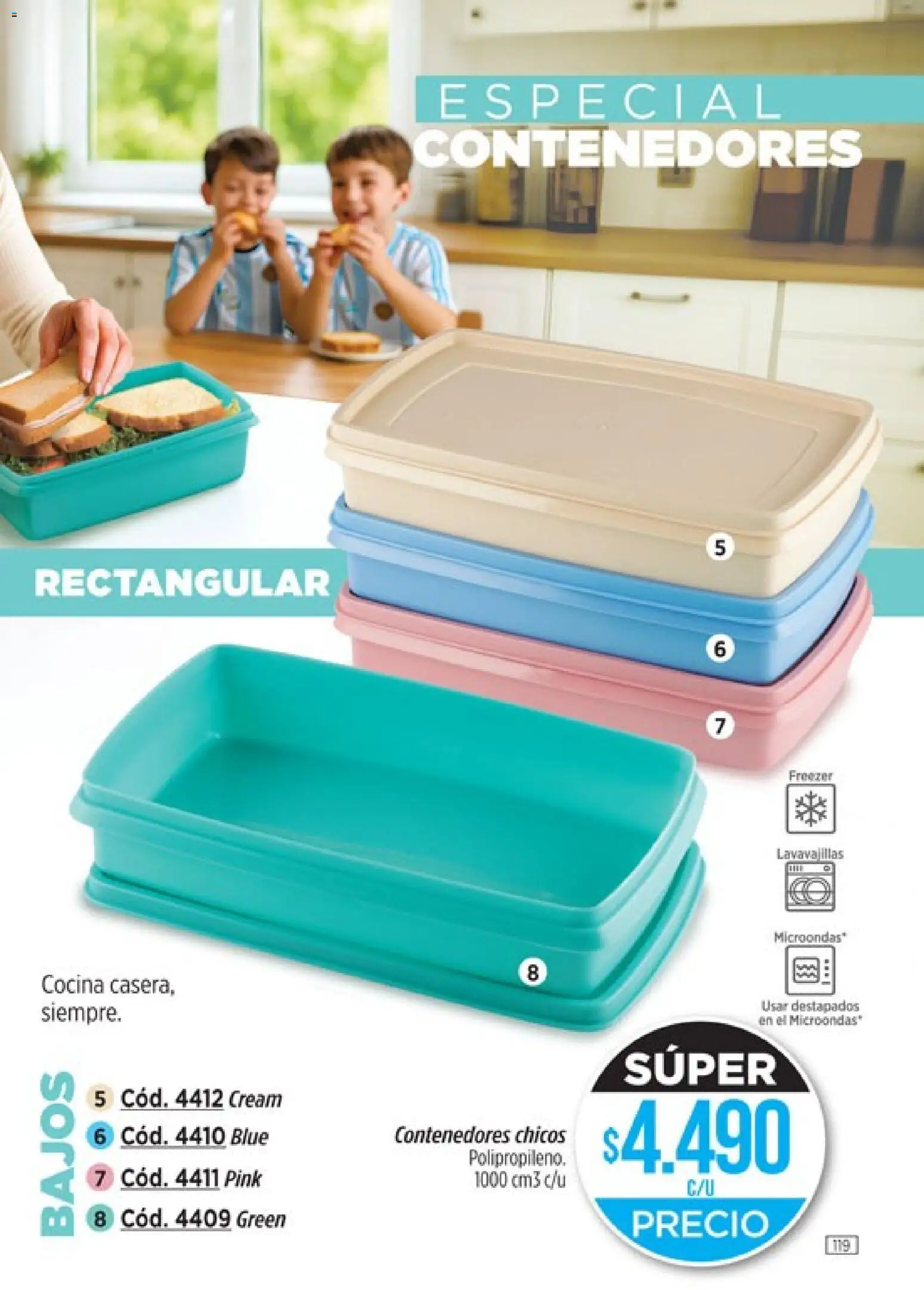 Amodil - Campaña 8 │ válido desde el 08.04.2026 | Página: 119 | Productos: Cocina, Lavavajillas, Microondas, Freezer