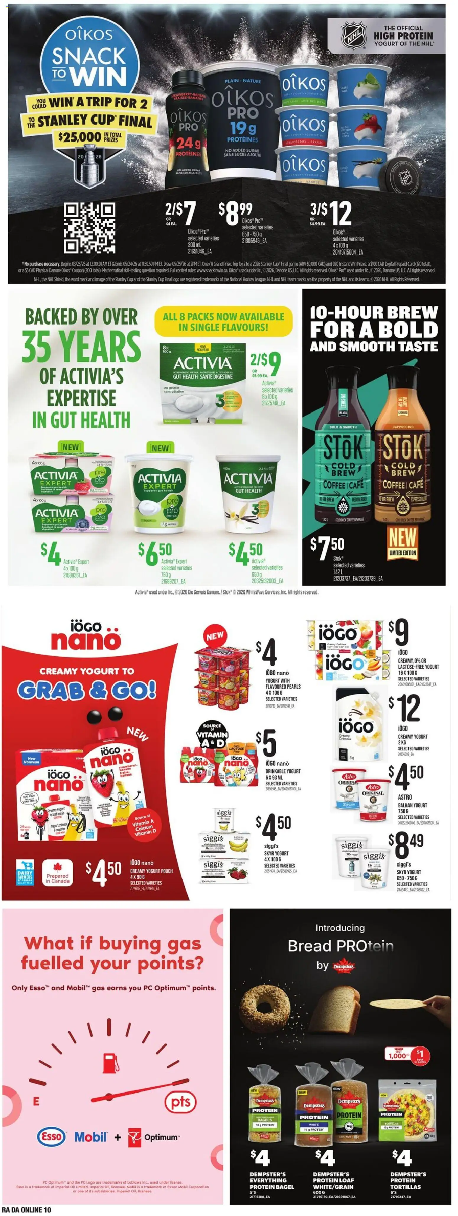 Atlantic Superstore flyer valid from 09.04.2026 | Page: 30 | Products: Game, Yogurt, Bread, Coffee