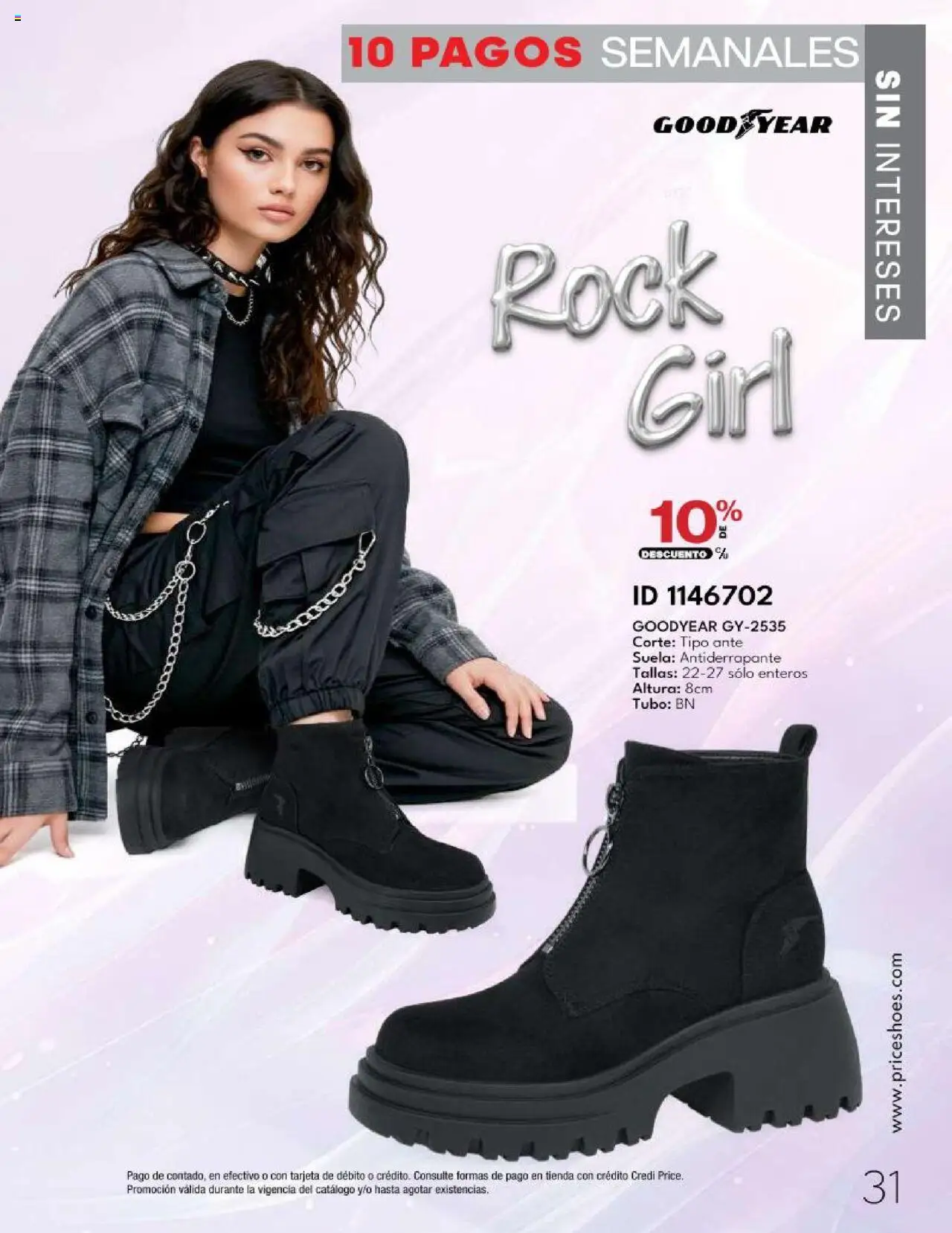 Nuevas ofertas de Price Shoes válidas en toda la República Mexicana desde el 14.10.2025. ¡Encuentra las mejores ofertas en Price Shoes - Catálogo - 10 Pagos sin Intereses! | Página: 31