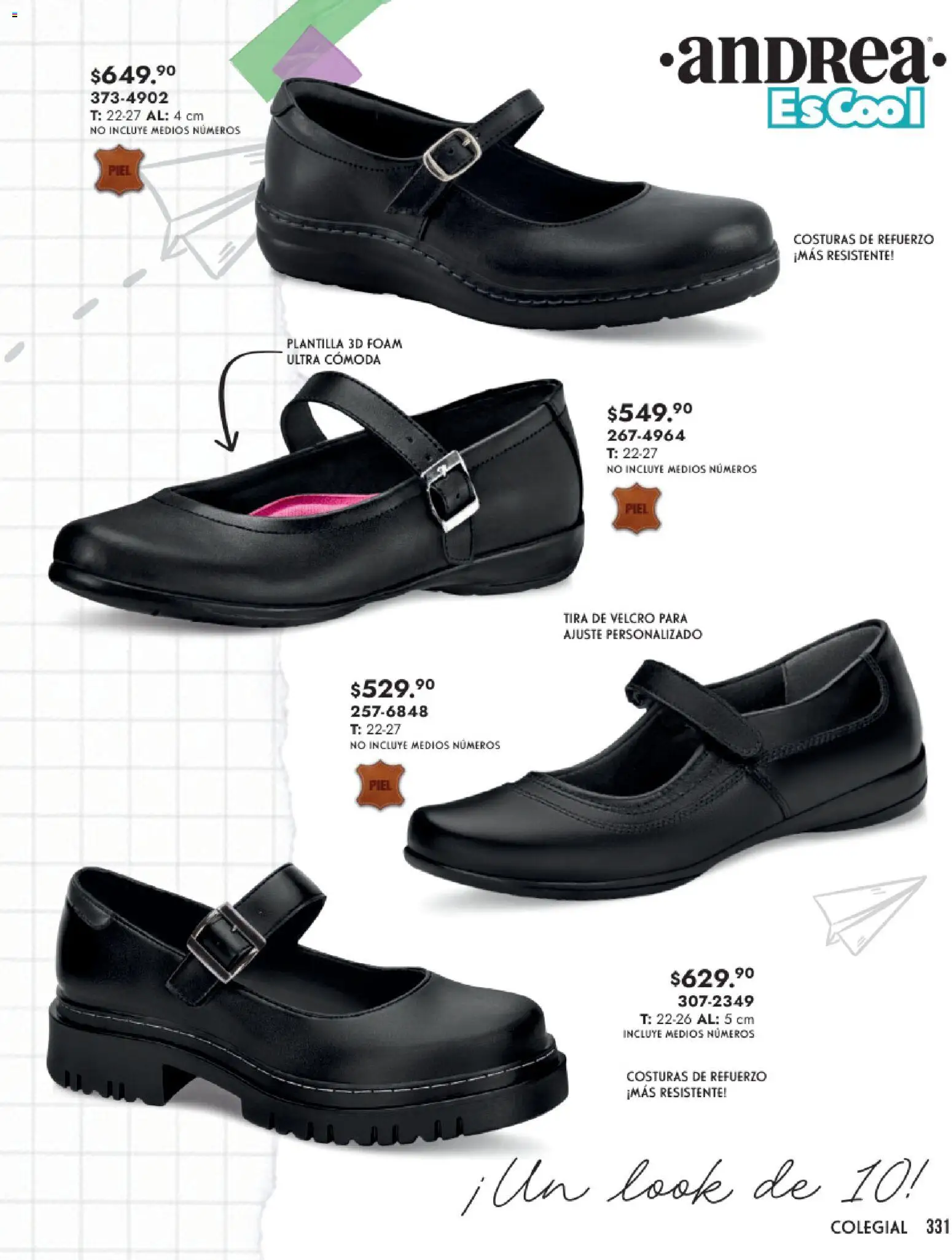Nuevas ofertas de Andrea válidas en toda la República Mexicana desde el 25.01.2026. ¡Encuentra las mejores ofertas en Andrea catálogo Calzado Dama! | Página: 331