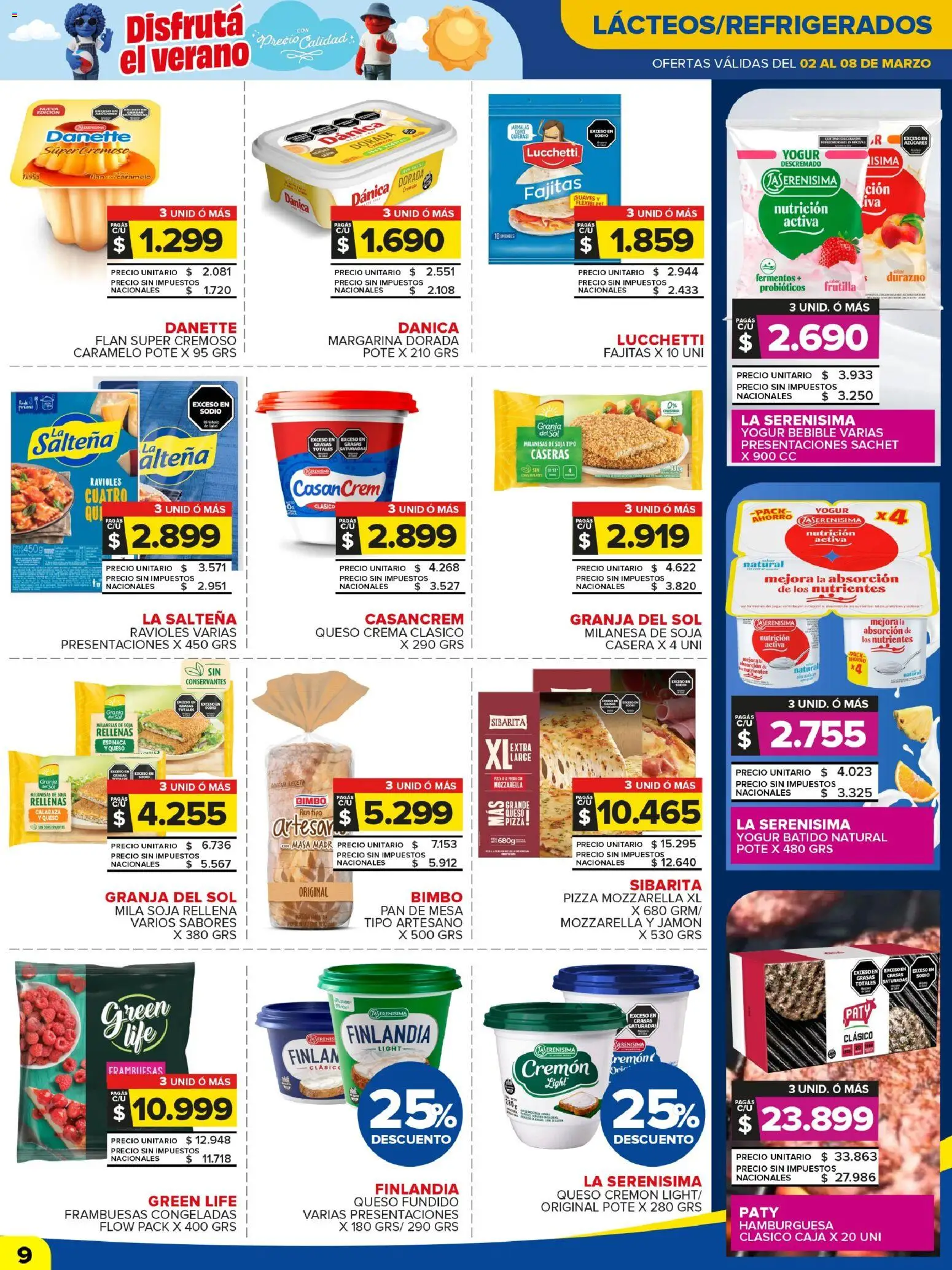 Carrefour Maxi catálogo │ válido desde el 02.03.2026 | Página: 11 | Productos: Caja, Durazno, Queso, Margarina
