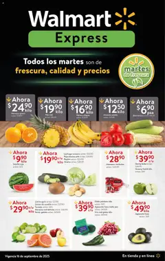 Vista previa de Walmart Express - Folleto Precios Bajos, nuevo folleto de la tienda, válido en México a partir del 16.09.2025