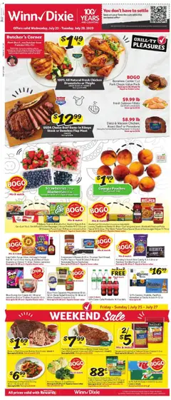 Preview of Winn Dixie weekly ads valid from 23.07.2025
