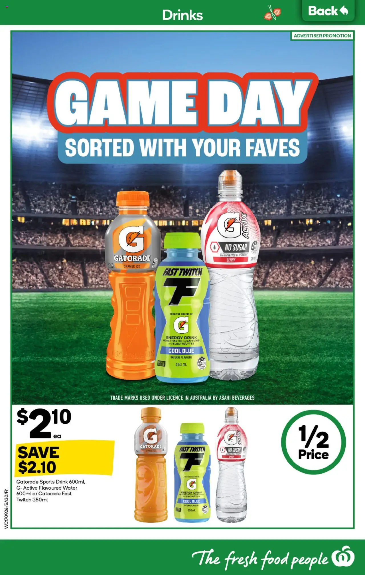 Woolworths catalogue - valid from 17.09.2025 | Page: 30 | Products: Energy drink, Water, Sugar, Game
