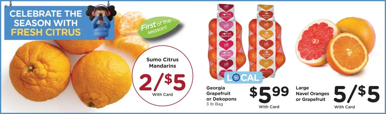 Kroger Weekly Ad - valid from 17.12.2025 | Page: 11 | Products: Mandarins, Oranges, Grapefruit, Bag