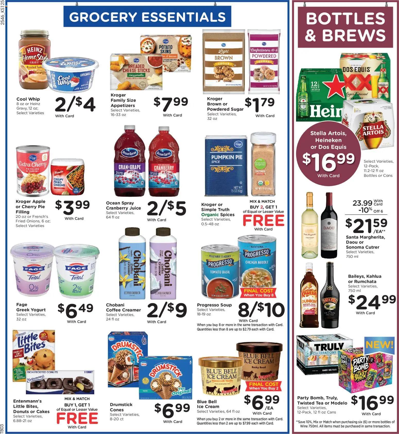 King Soopers Weekly Ad - valid from 17.12.2025 | Page: 5 | Products: Cheese, Wine, Ice cream, Cherry Pie
