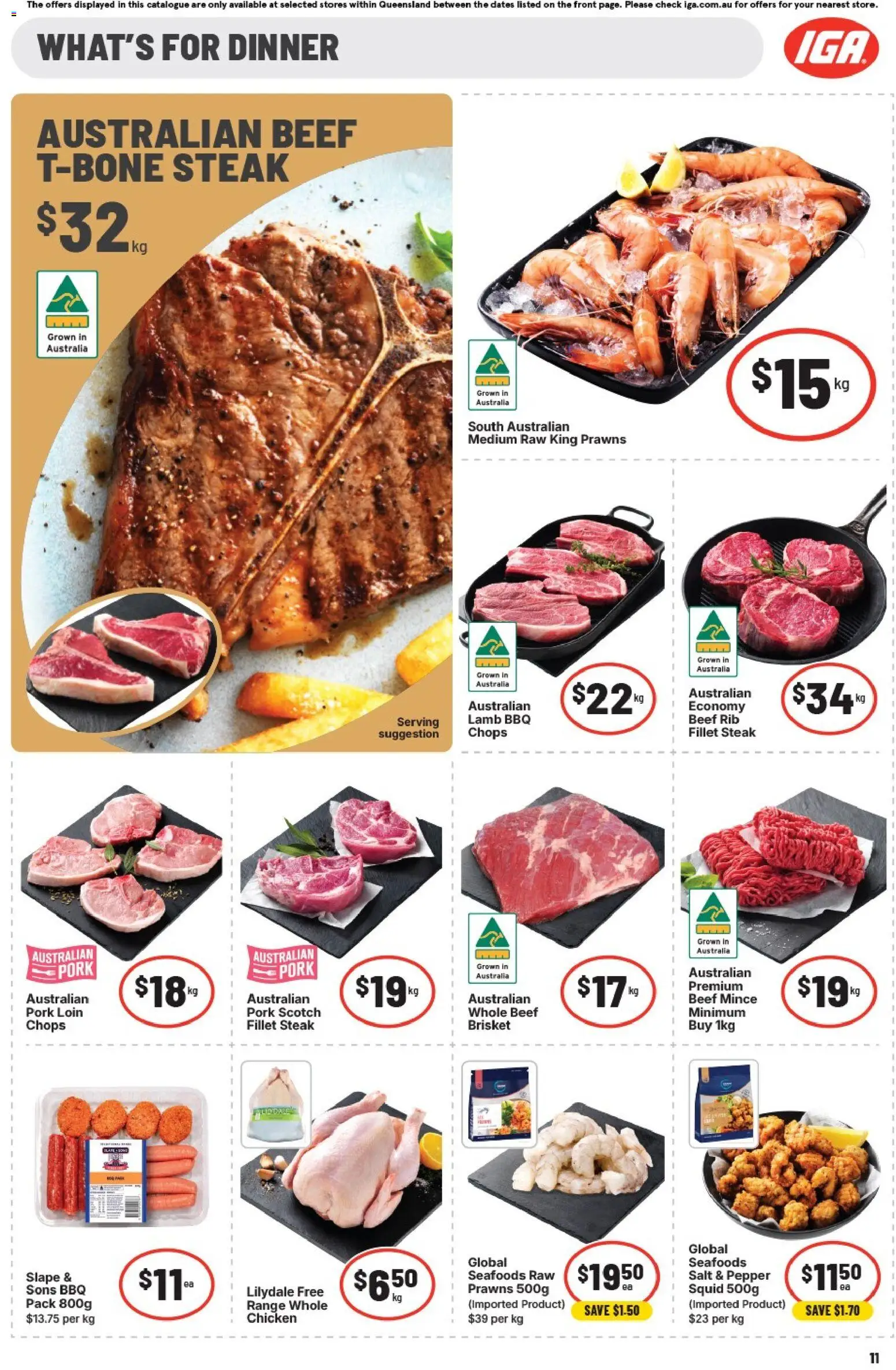 IGA catalogue - valid from 25.02.2026 | Page: 16 | Products: Chicken, Pork, Beef, Steak