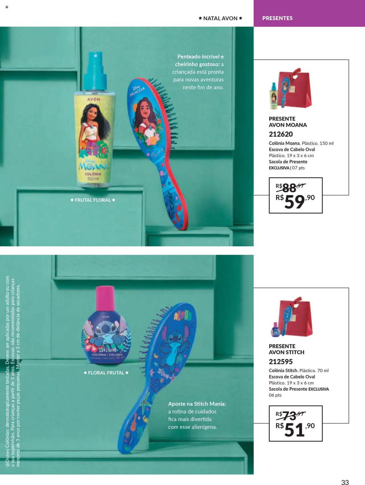 Avon Folheto - válido de 07.10.2025 | Página: 33 | Produtos: Escova, Escova de cabelo