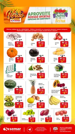 Semar Supermercado - Ofertas Terça e Quarta da Feira - Pré-Visualização do folheto da loja Semar Supermercado, válido de 24.02.2026