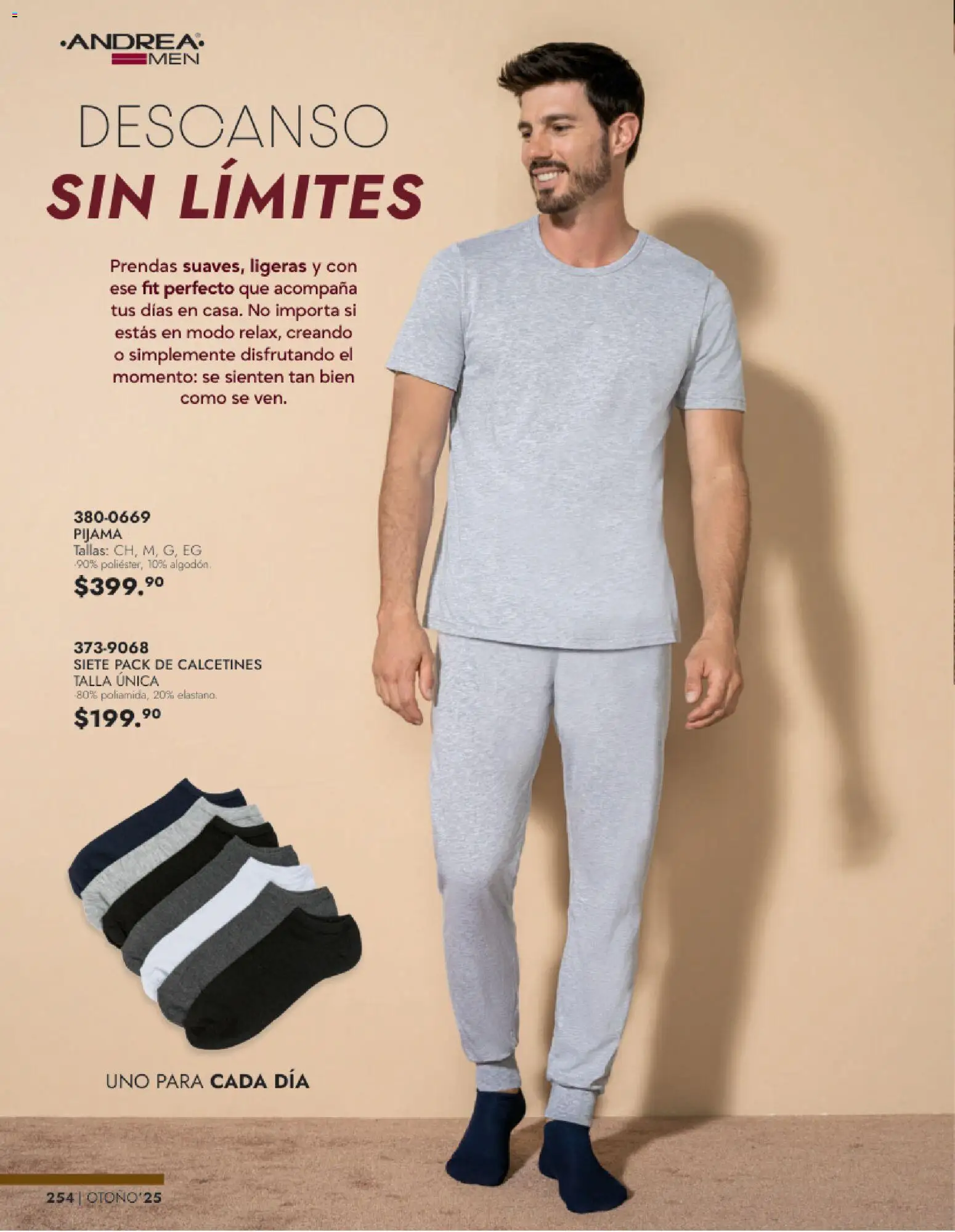 Nuevas ofertas de Andrea válidas en toda la República Mexicana desde el 26.11.2025. ¡Encuentra las mejores ofertas en Andrea catálogo Vestir Caballero otoño! | Página: 92 | Productos: Pijama, Algodón